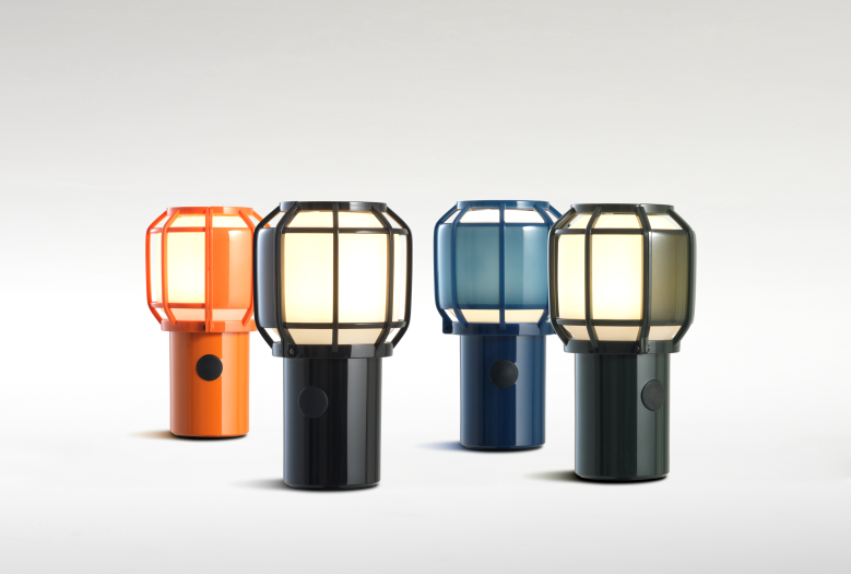 Oplaadbare lamp ontworpen door Joan Gaspar.
