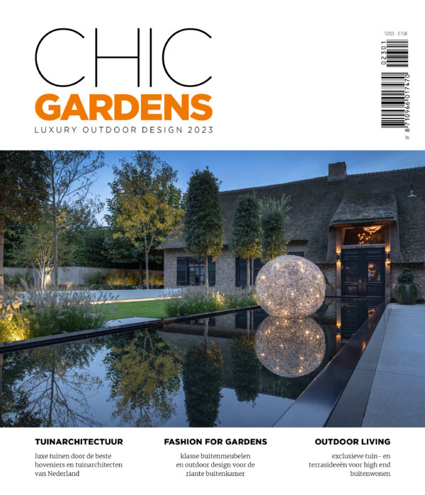 Luxe tuinmagazine: Chic Gardens Luxury Outdoor Design 2023 COVER