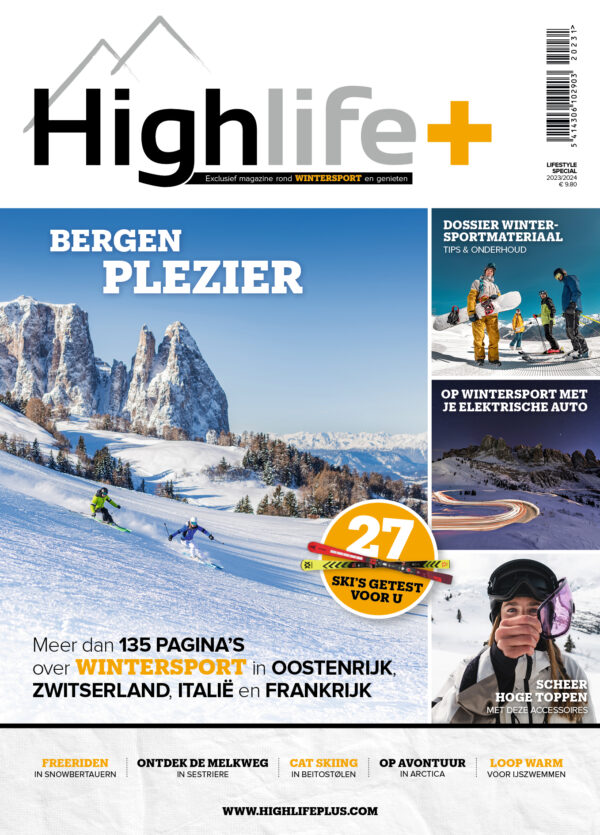 HighlifePlus is hét magazine rond wintersport en genieten. Deze nieuwe editie telt meer dan 135 pagina's leesplezier!